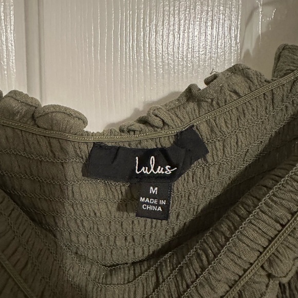 Lulus green Midi Dress - Picture 5 of 5